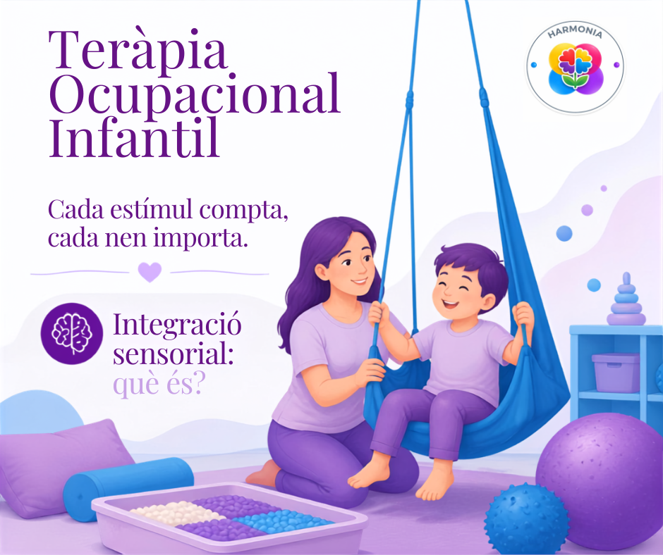 Terapia ocupacional infantil e integración sensorial en Cerdanyola del Vallès - Harmonia